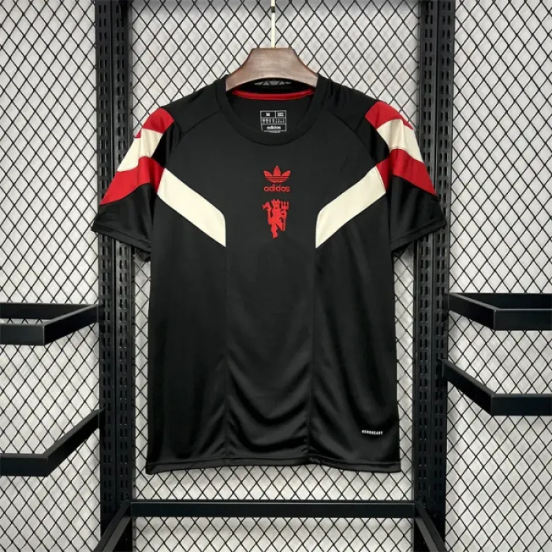 Manchester United Originals Tee Black Jersey 24/25 Football Jersey