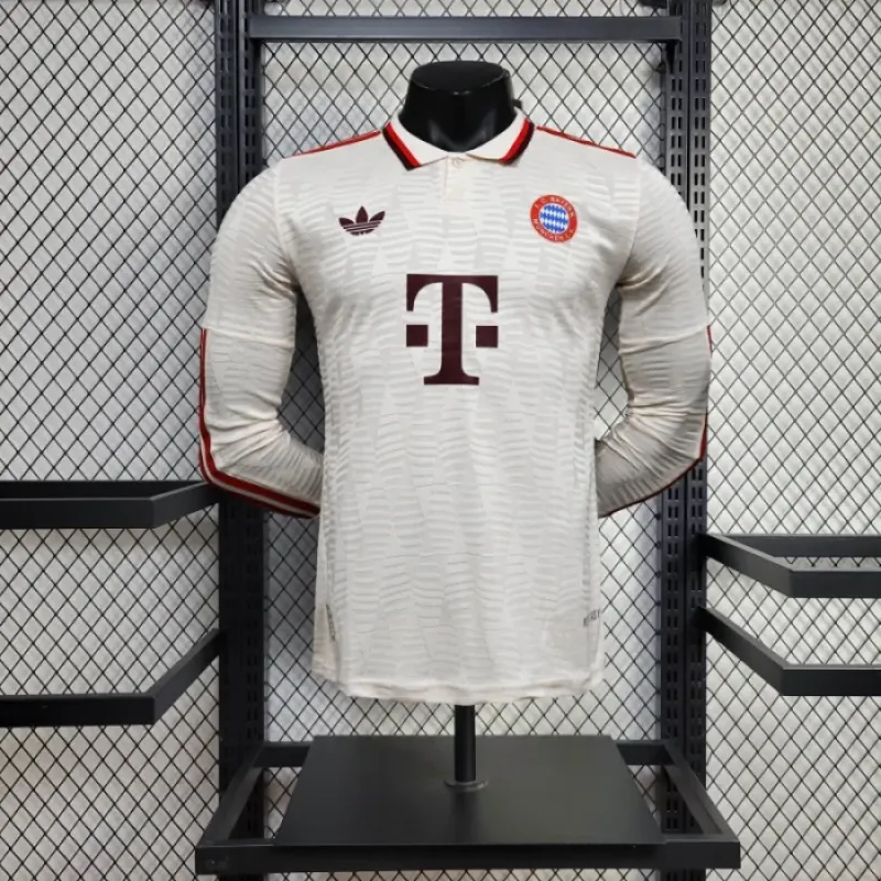 Player Version Bayern Munich Third Jersey 24/25 Football Jersey Long Sleeves