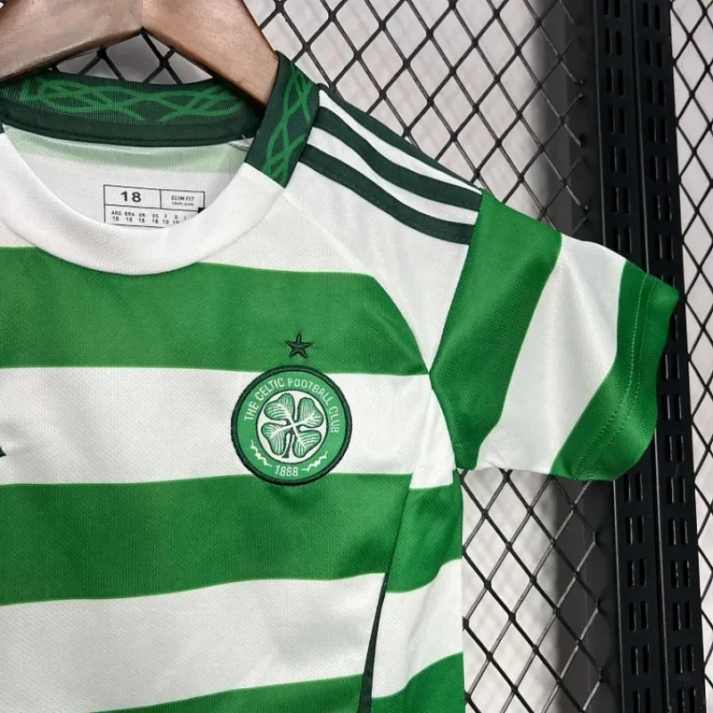 24/25 Celtic Home Football Shirt 1:1 Thai Quality Kids Size