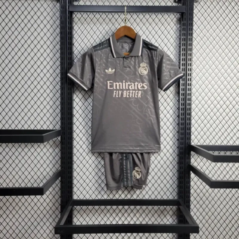 Kids Real Madrid Third Kit 24/25 Football Jersey