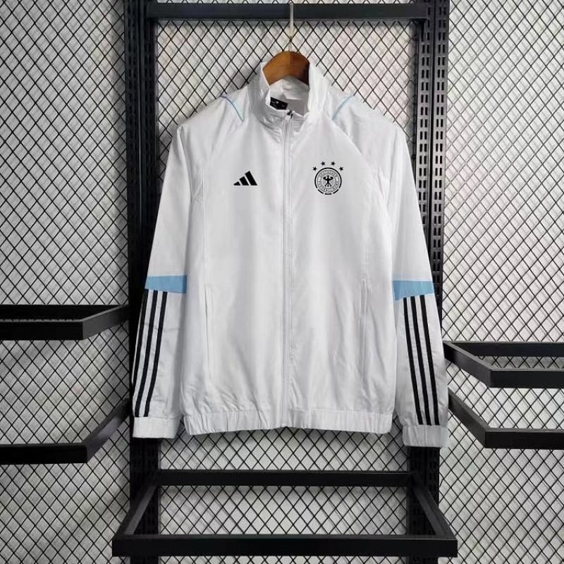 2023 Germany Windbreaker Soccer Jersey White
