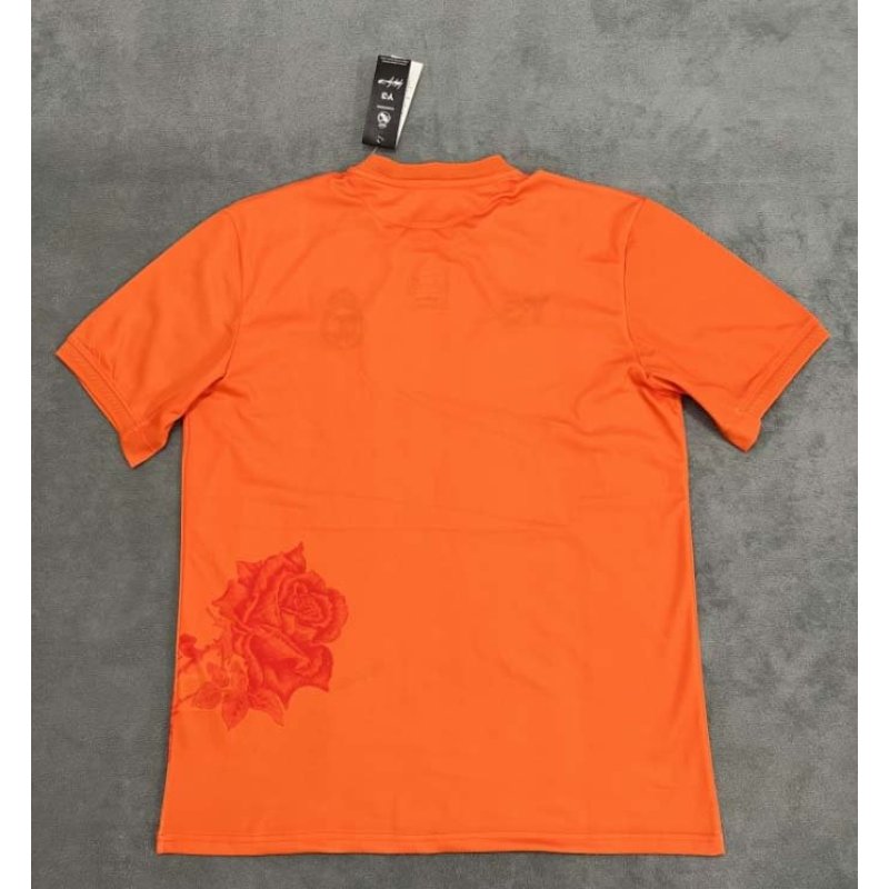 2024/2025 Real Madrid Y-3 Special Edition Orange Football Shirt 1:1 Thai Quality