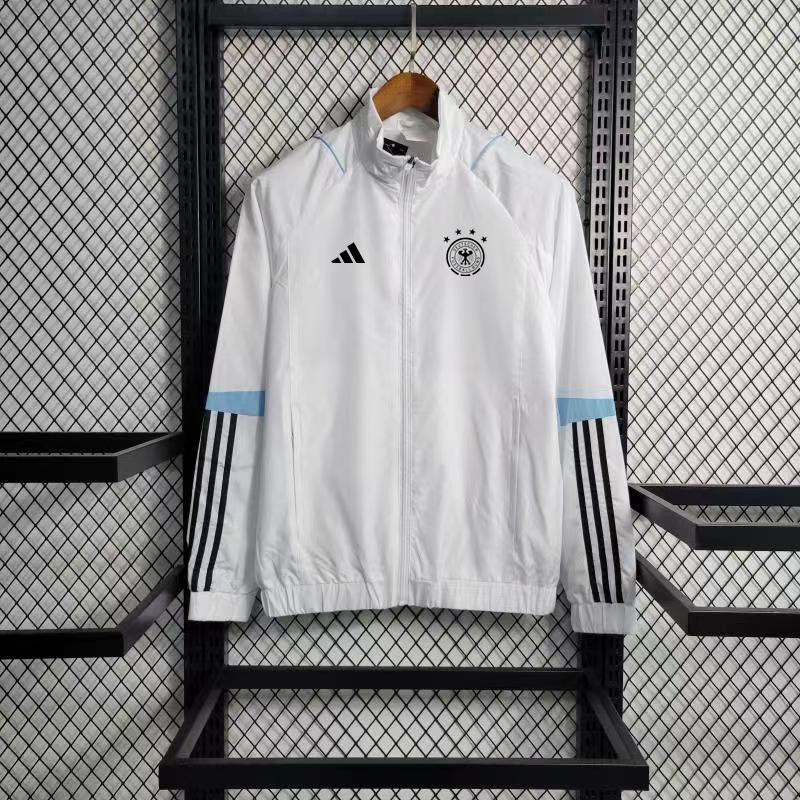 2023 Germany Windbreaker Soccer Jersey White