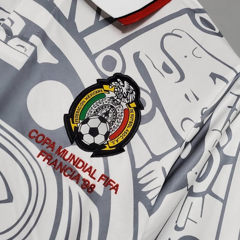 1998 Retro Mexico Soccer Jersey Away