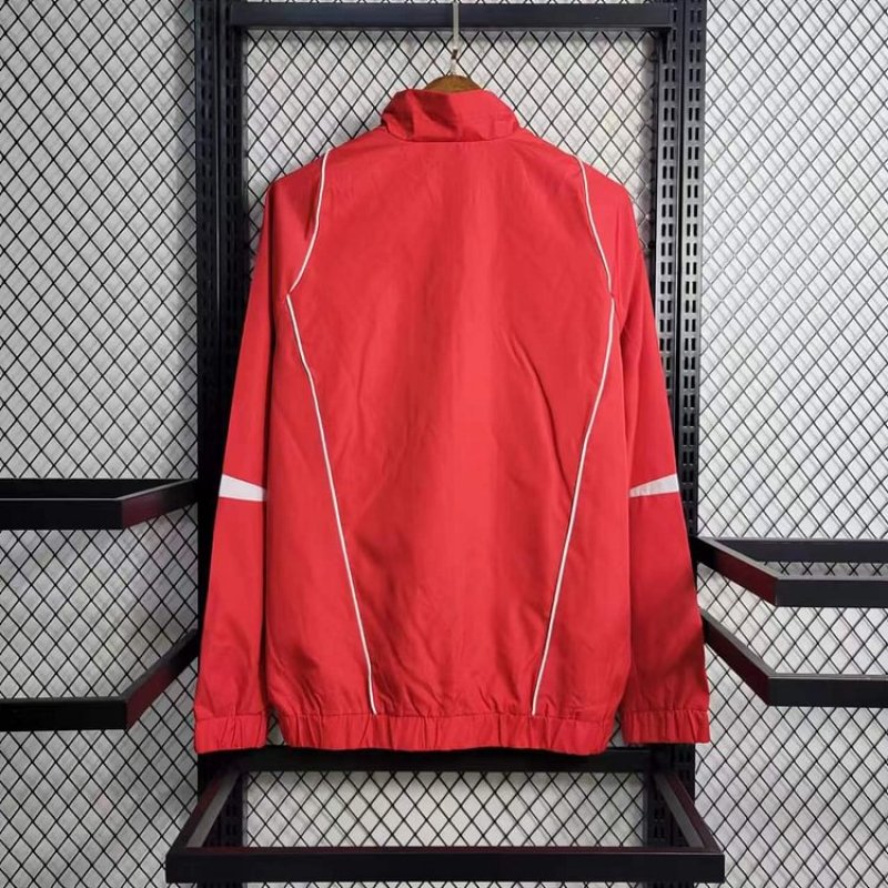 2023/2024 Real Madrid Windbreaker Jersey Red