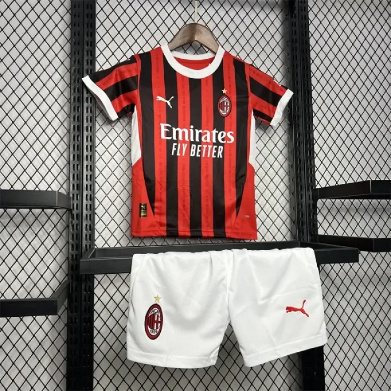 Kids AC Milan Home Jersey 24/25 Football Kit