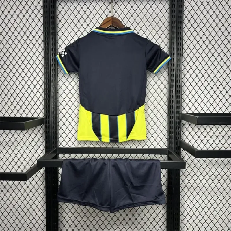 Kids Manchester City Away Jersey 24/25 Football Kit