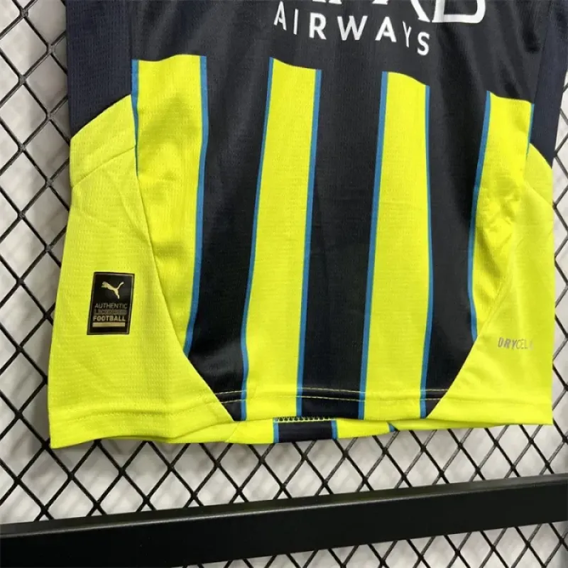 Kids Manchester City Away Jersey 24/25 Football Kit