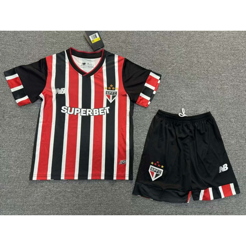 2024/2025 São Paulo Away Jersey 1:1 Thai Quality Kids Size