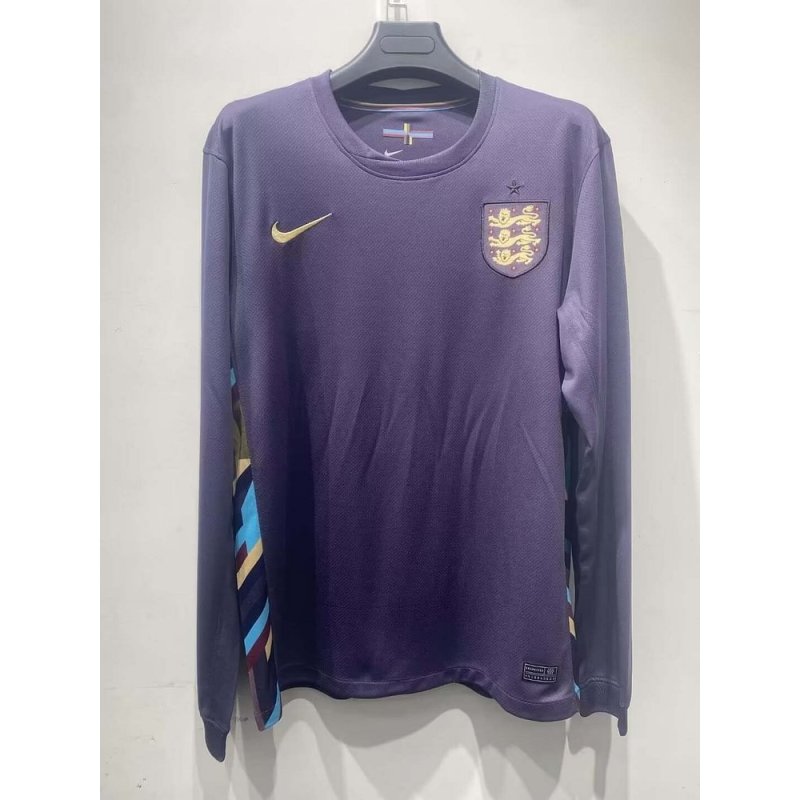 2024 Long Sleeve England Away Football Shirt 1:1 Thai Quality