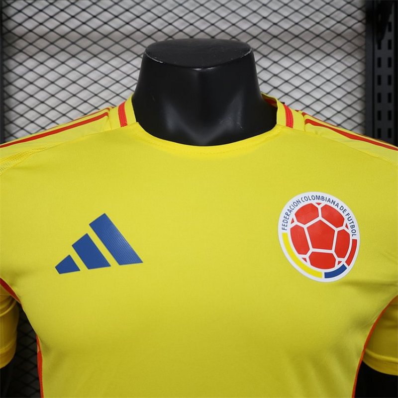 Player Colombia Home Kit 24/25 Copa America 2024 Football Jersey