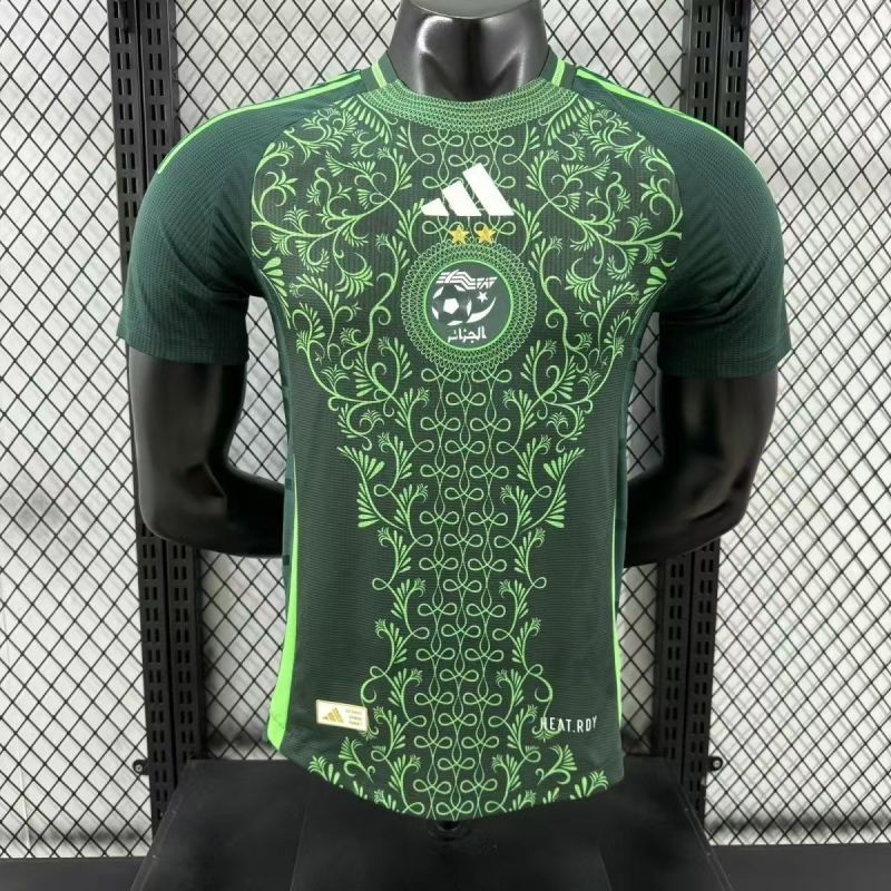 Player Version 24-25 Algeria away Soccer Jersey（With stars）