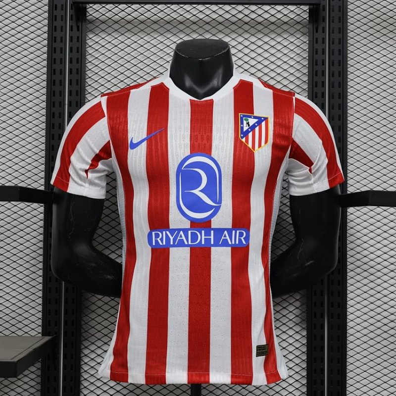 Player Version Atletico Madrid 25/26 Home Football Jersey