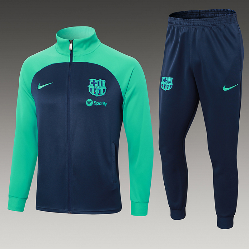 24/25 Barcelona half-training suit royal blue jersey set