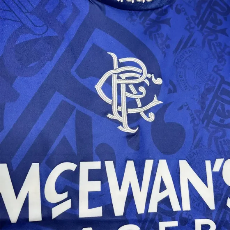 Retro Rangers Home Kit 1994 1996 Football Jersey