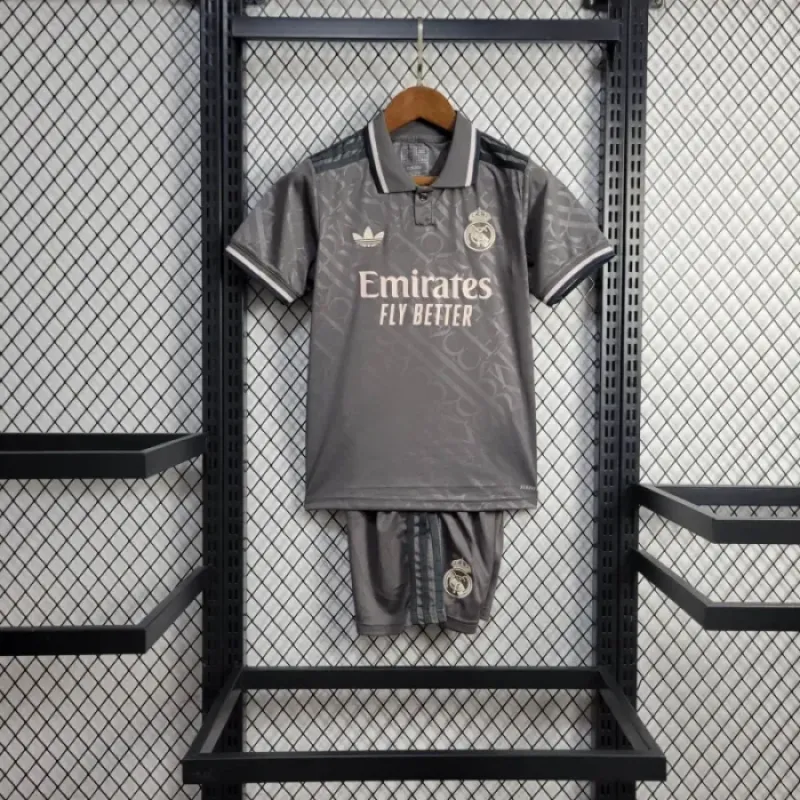 Kids Real Madrid Third Kit 24/25 Football Jersey