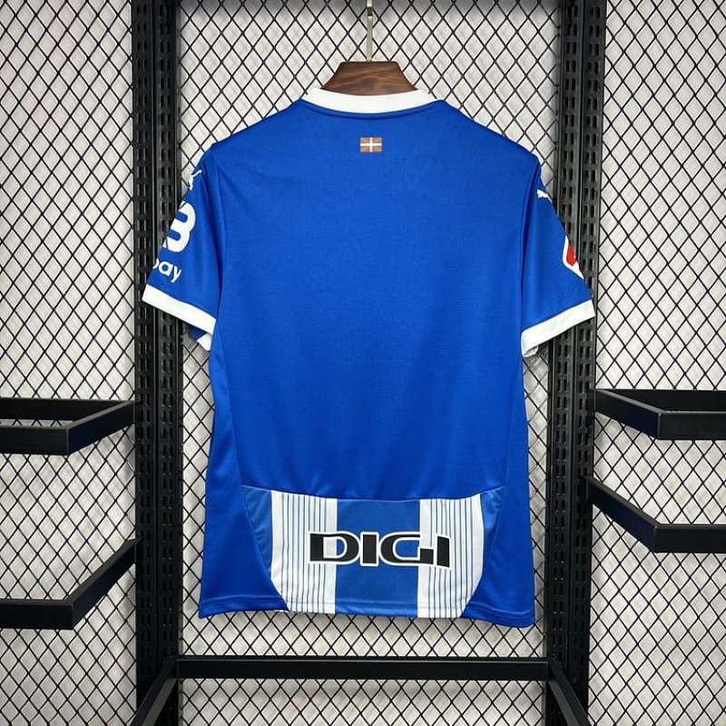 24/25  Deportivo Alavés Home Football Jersey