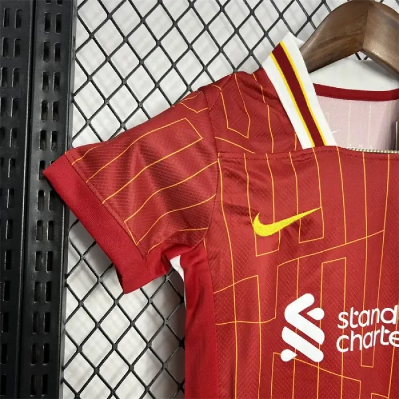 2024/2025 Liverpool Home Soccer Jersey 1:1 Thai Quality Kids Size