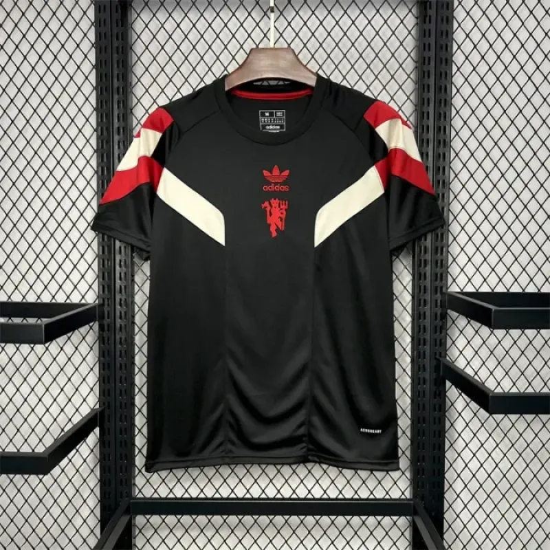 Manchester United Originals Tee Black Jersey 24/25 Football Jersey
